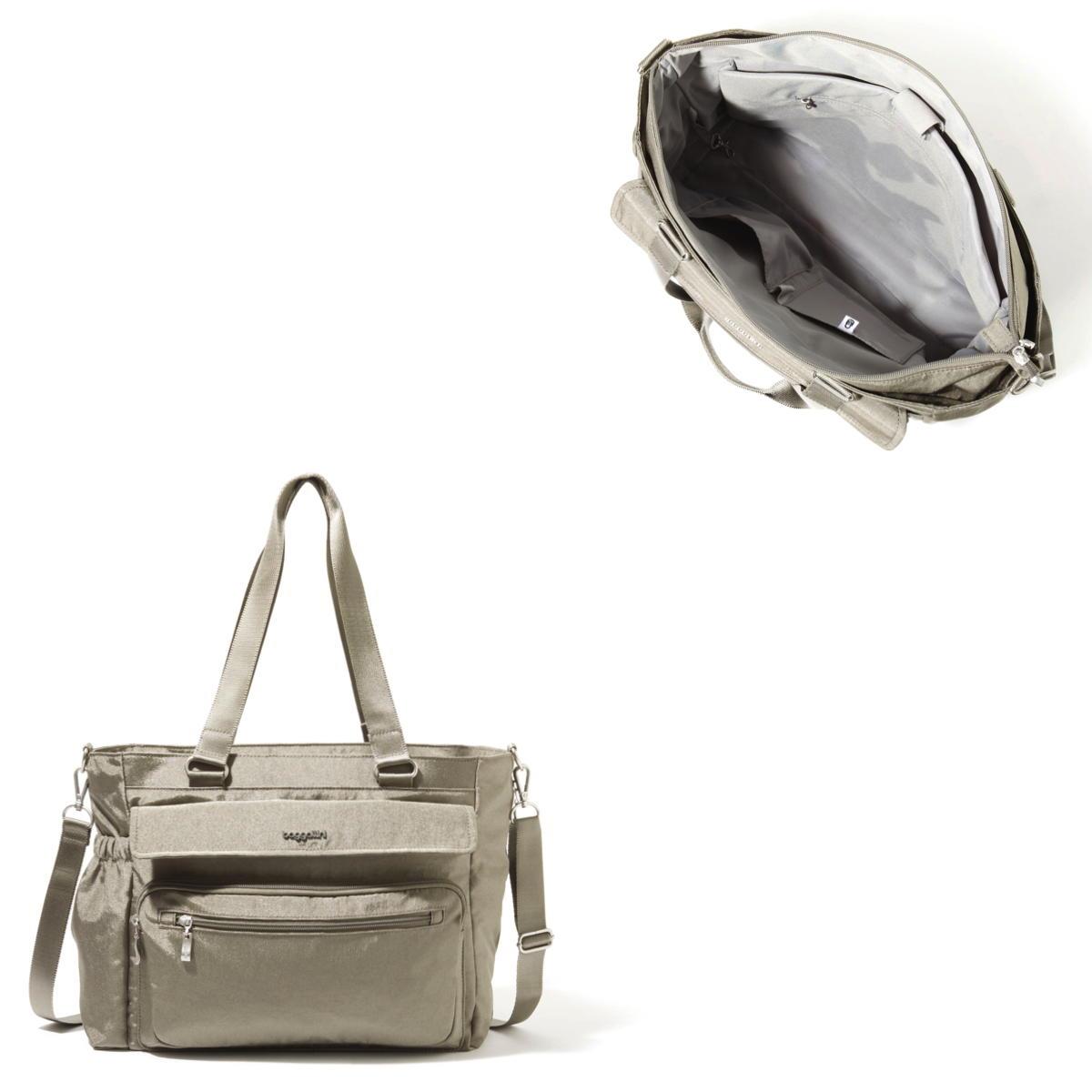 Baggallini Modern Laptop Tote - STERLING SHIMMER