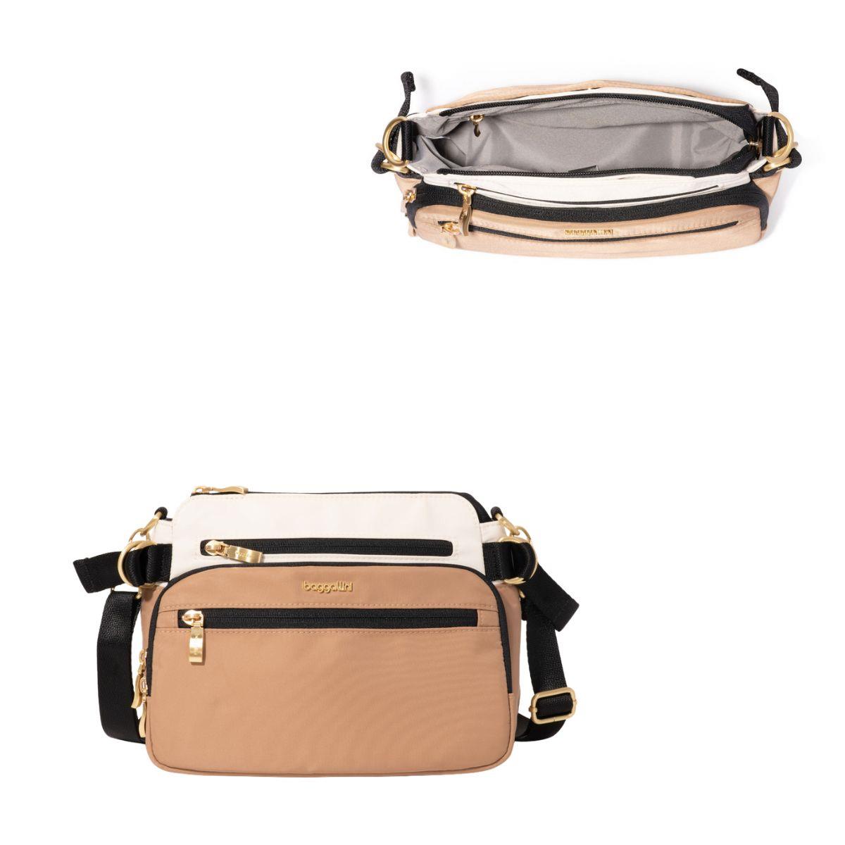 Baggallini Marais Crossbody - Acorn Multi Twill