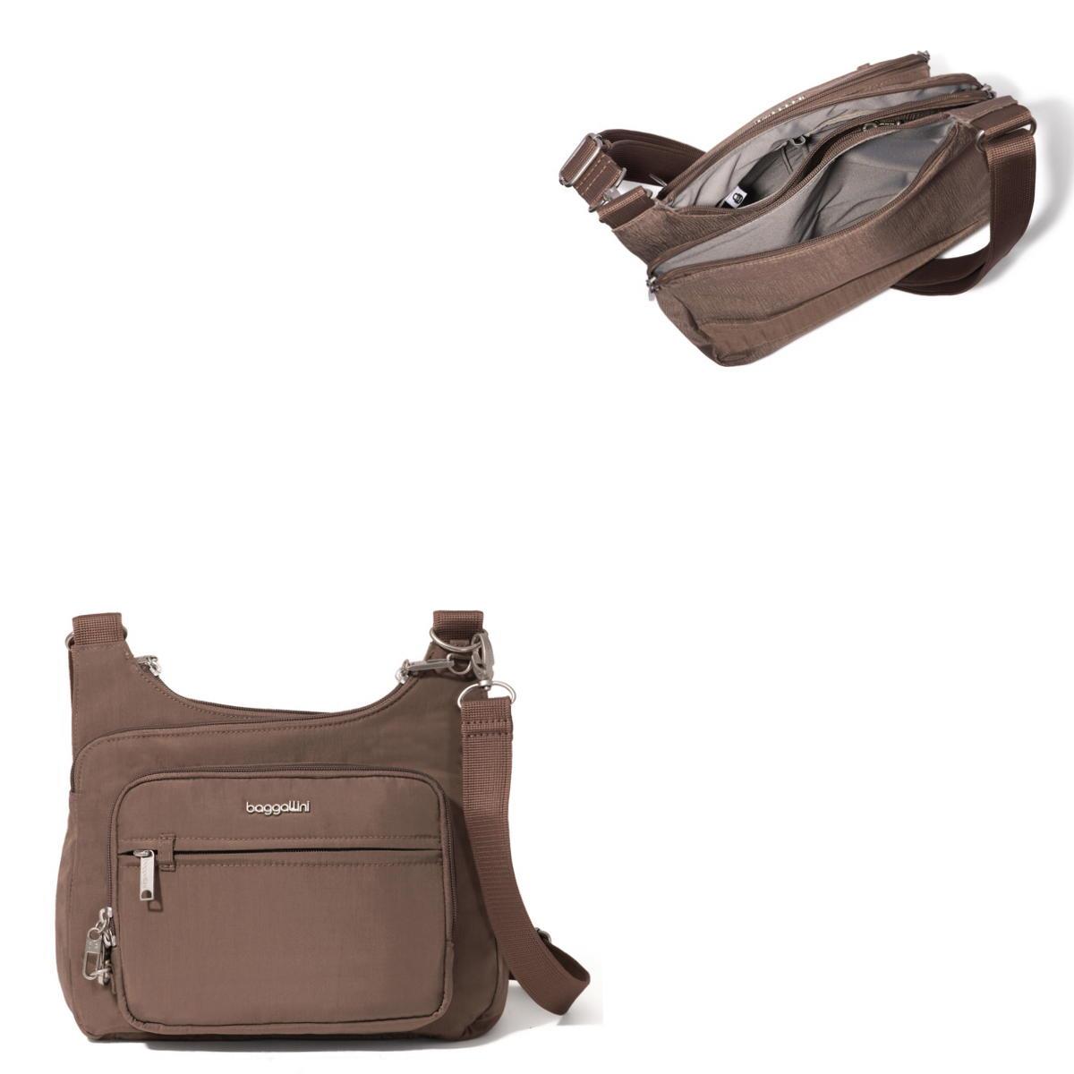Baggallini Securtex Anti-Theft Crossover Crossbody - Portobello