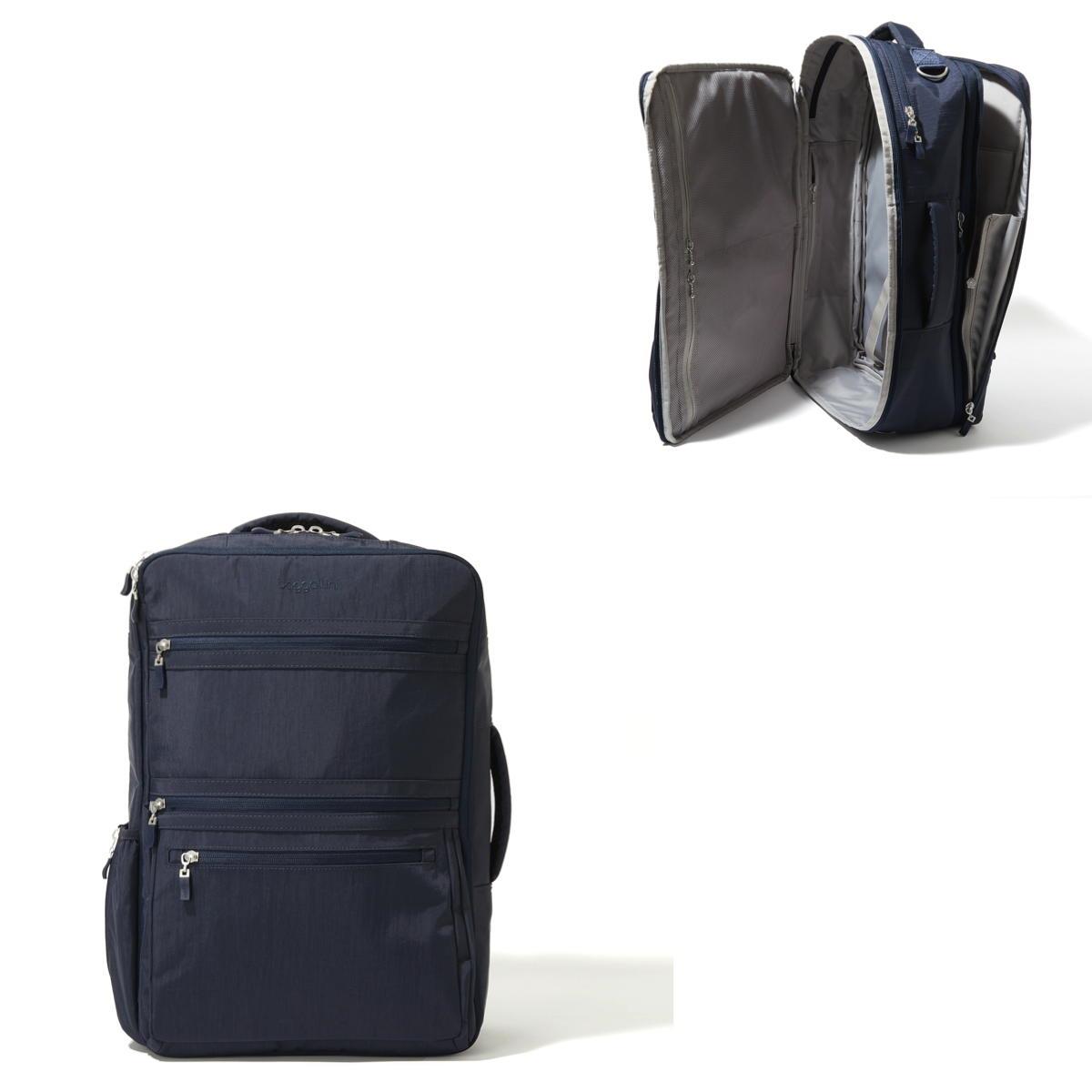 Baggallini Modern Convertible Travel Backpack - FRENCH NAVY