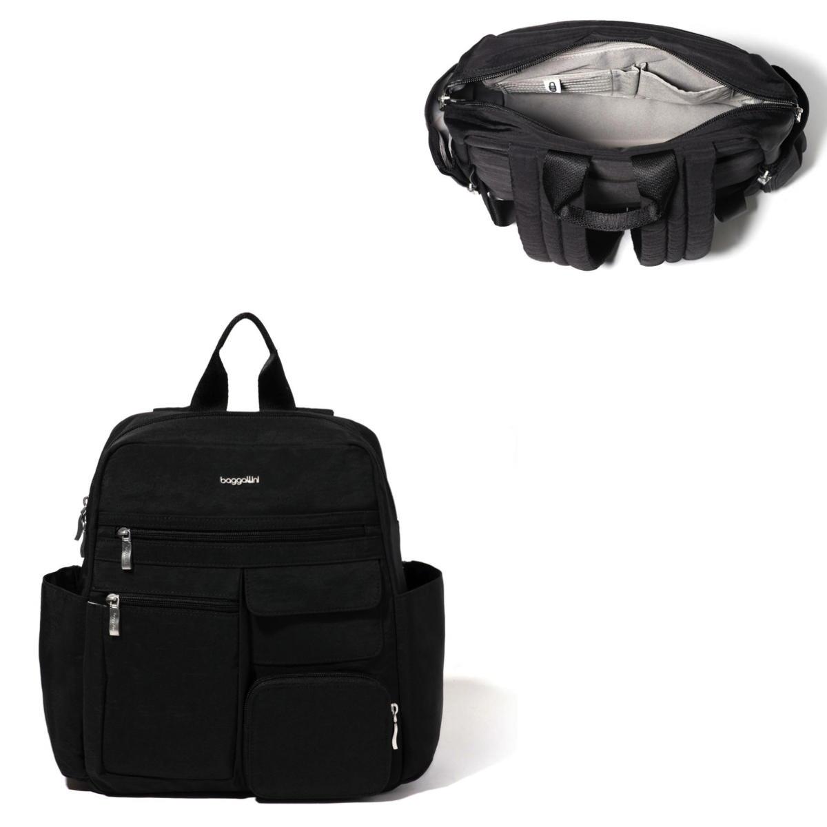 Baggallini Modern Excursion Backpack - BLACK