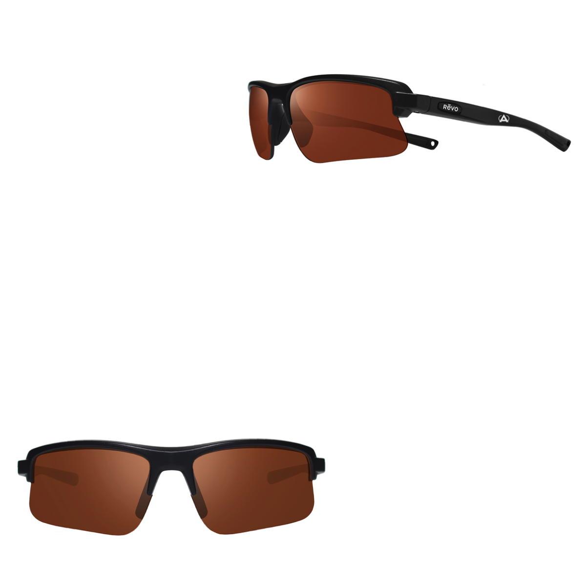 Revo Sunglasses Annika II Polarized Golf Sunglasses - Matte Black - Size 63-10-127