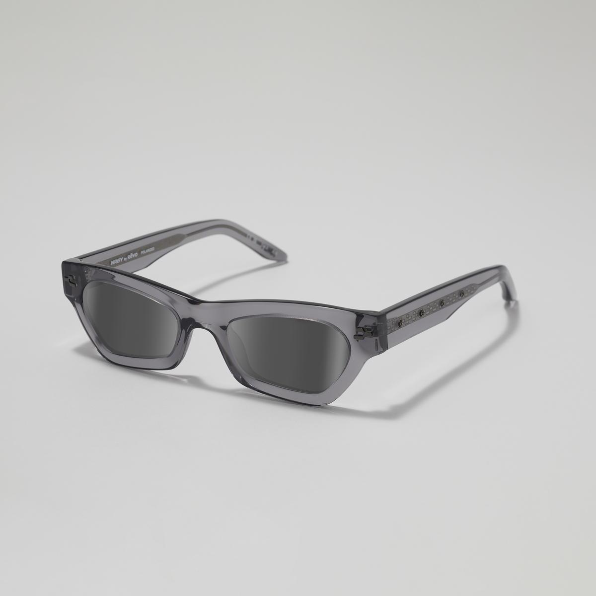 Revo Sunglasses NRGY Lynx Cat Eye Sunglasses - Crystal Grey - Size 49-20-140