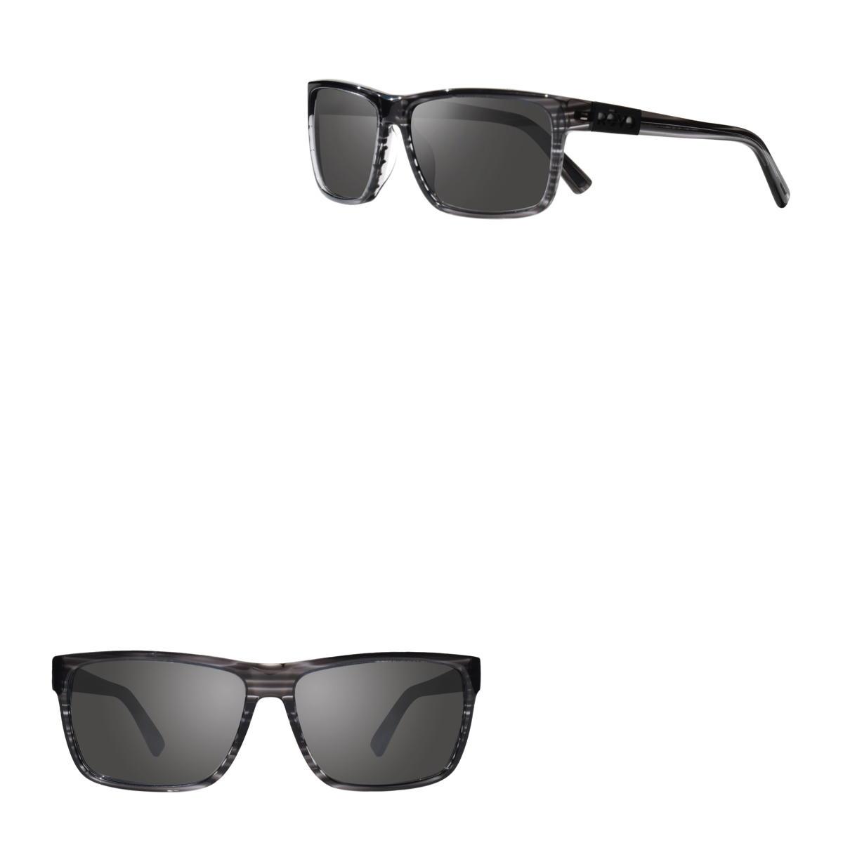 Revo Sunglasses Winston Wider Fit Sport Frame Sunglasses - Grey Horn - Size 62-15-140