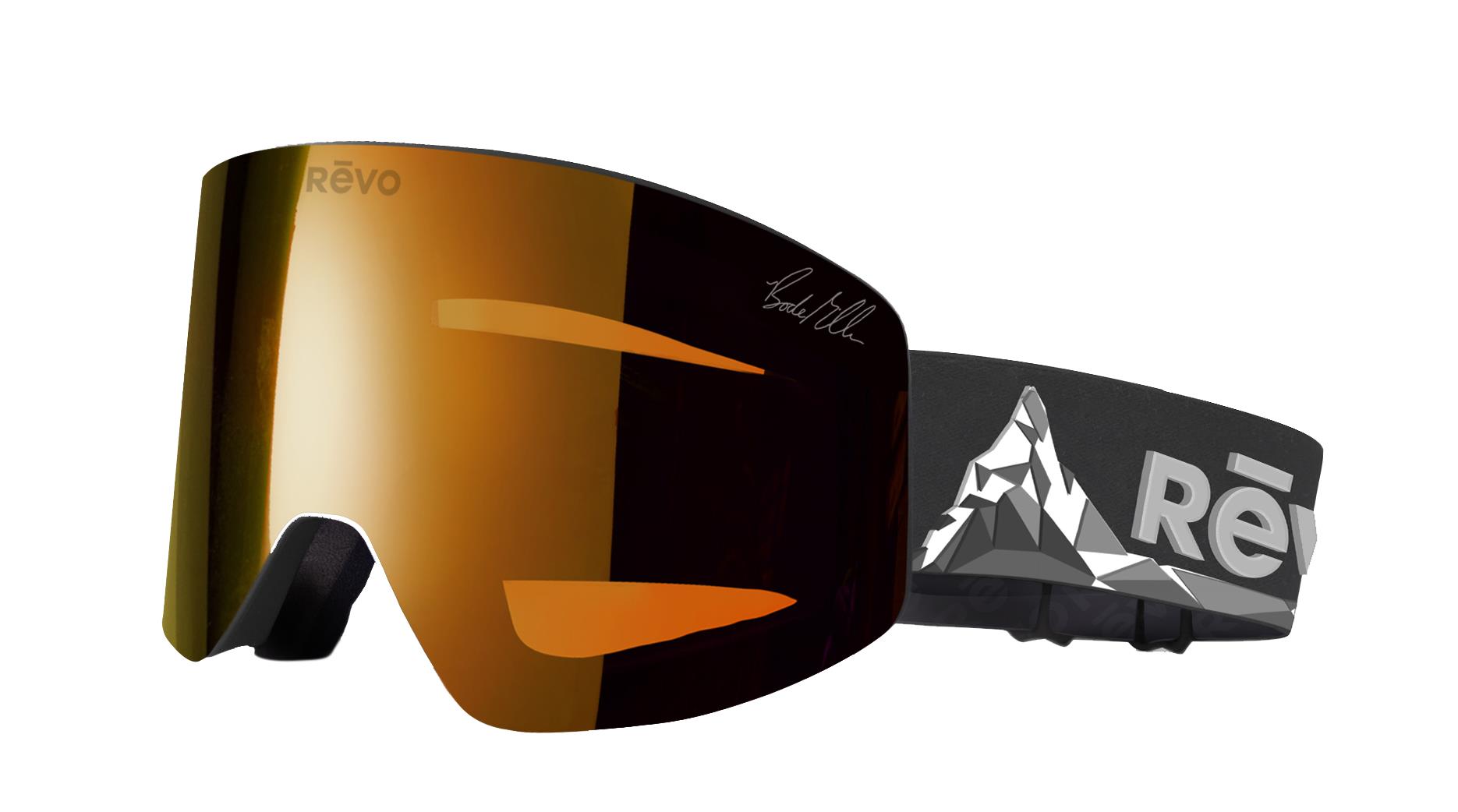 Revo Sunglasses Bode Miller No. 6 Goggles with Interchangeable Lens - Matte Black