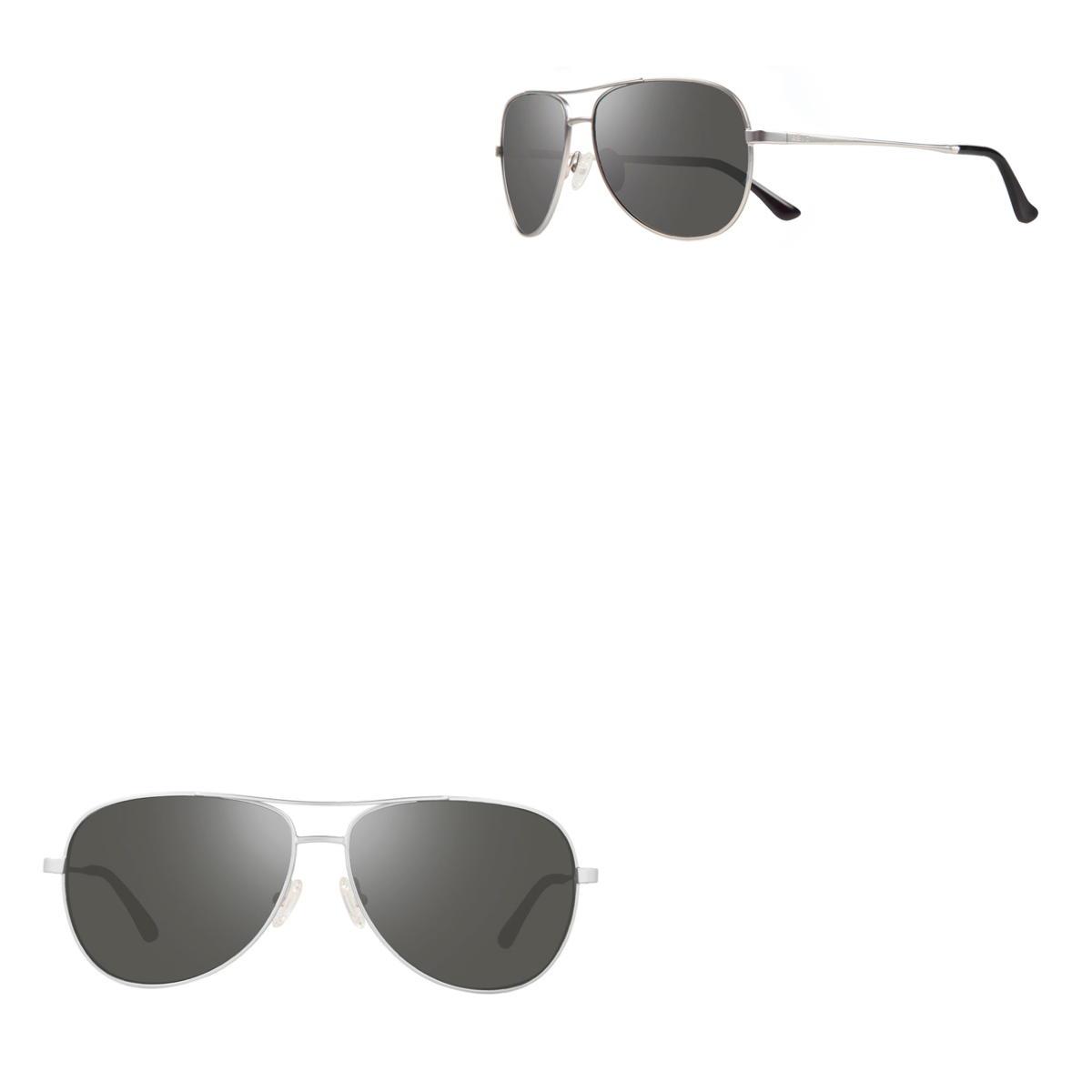 Revo Sunglasses Relay Aviator Sunglasses - Polished Chrome - Size 59-13-135