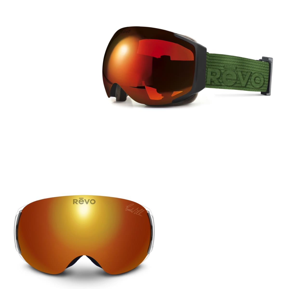 Revo Sunglasses Bode Miller No. 8 Goggles - Matte Black