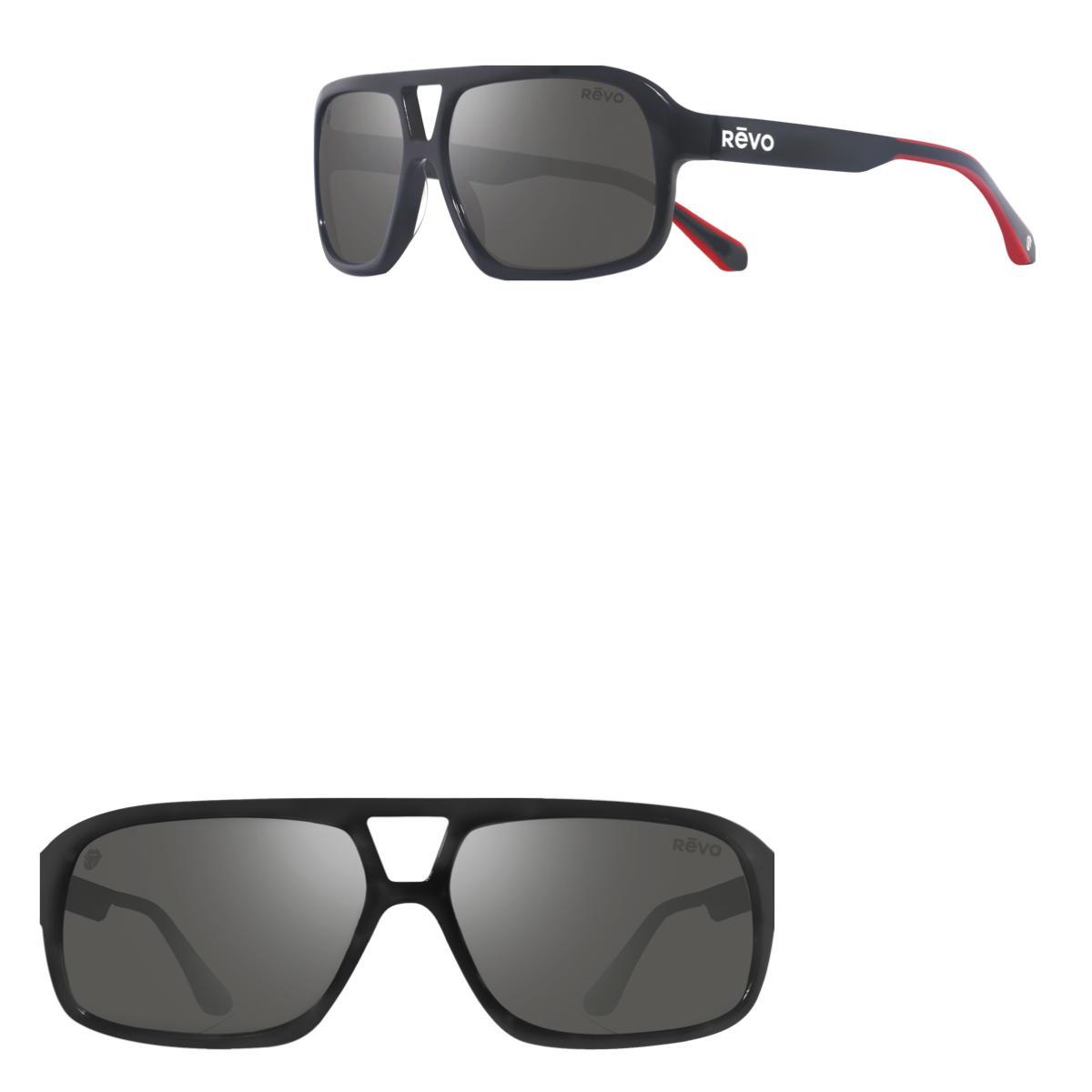 Revo Sunglasses Rolling Stones x Revo Wild Horses Aviator Sunglasses - Black - Size 63-15-135