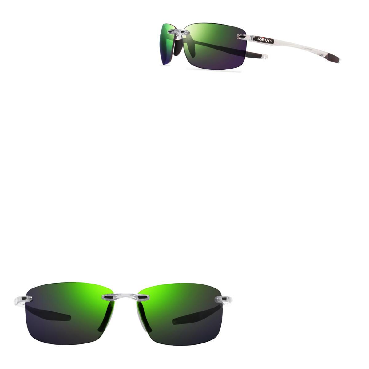 Revo Sunglasses Descend N Rimless Sunlgasses - Crystal - Size 64-13-139 