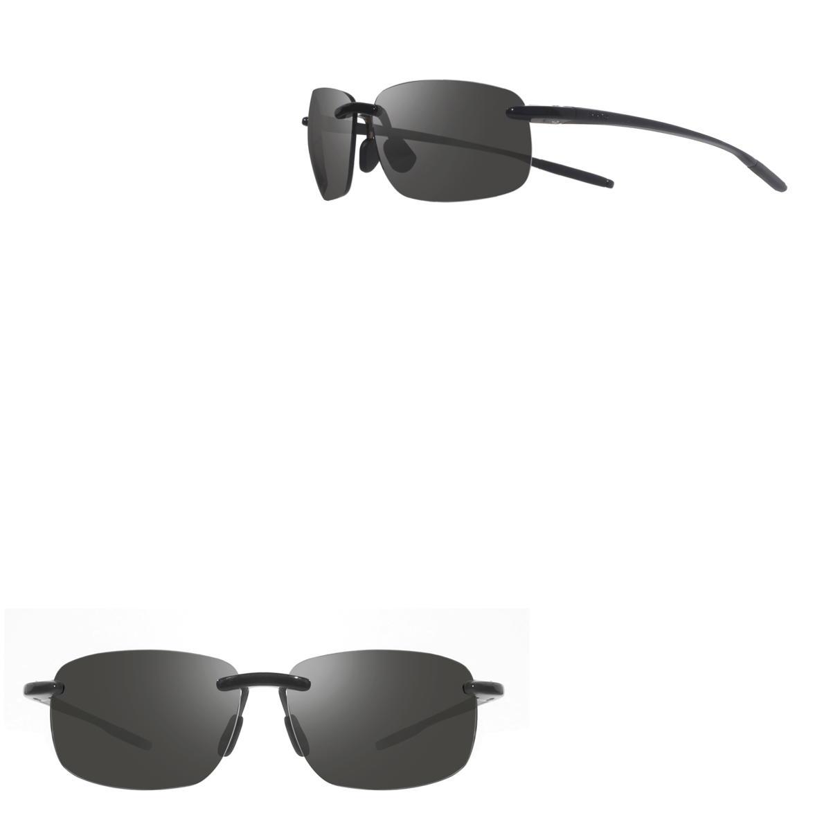 Revo Sunglasses Descend Pro Wraparound Sunglasses - Black - Size 62-12-135