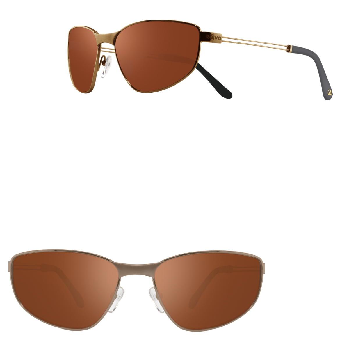 Revo Sunglasses Annika 4 Sunglasses - Dark Brown - Size 63-17-130
