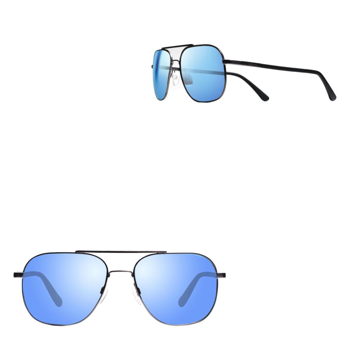 Revo Sunglasses Logan Navigator Sunglasses - Satin Gunmetal