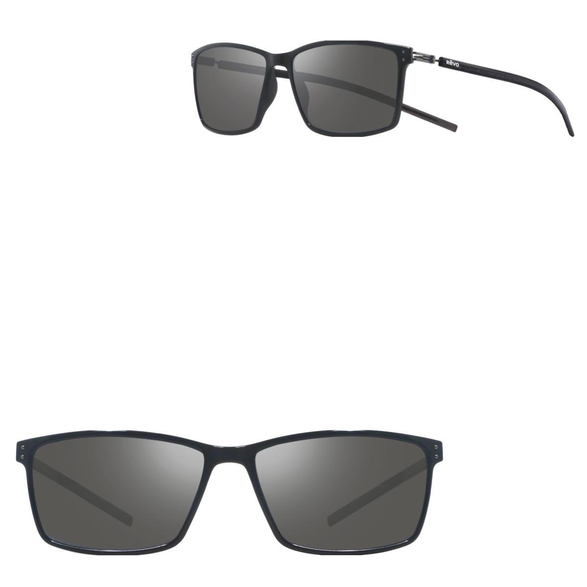 Revo Sunglasses Caspar Lightweight Sunglasses - Black - Size 55-14-135