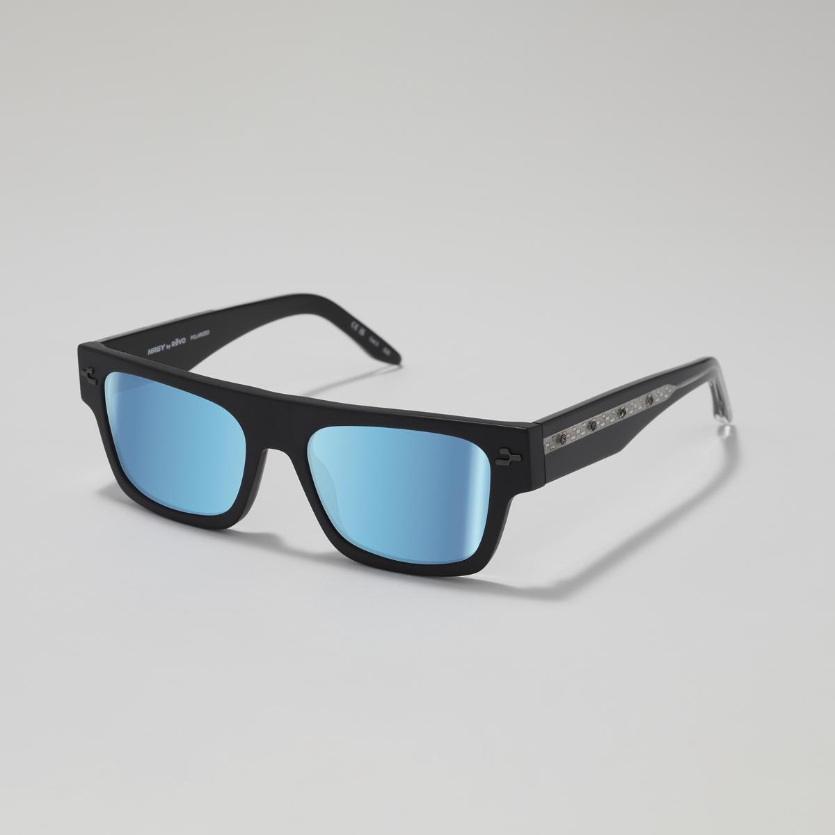 Revo Sunglasses NRGY Kepler Square Sunglasses - Matte Black - Size 54-18-148