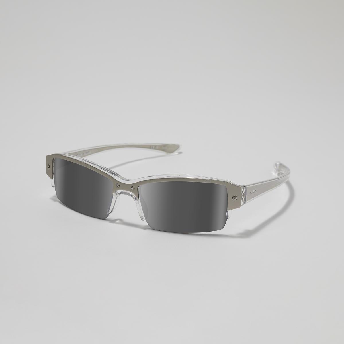 Revo Sunglasses NRGY AD ASTRA Semi Rimless Rectangle Sunglasses - Crystal - Size 61-14-135