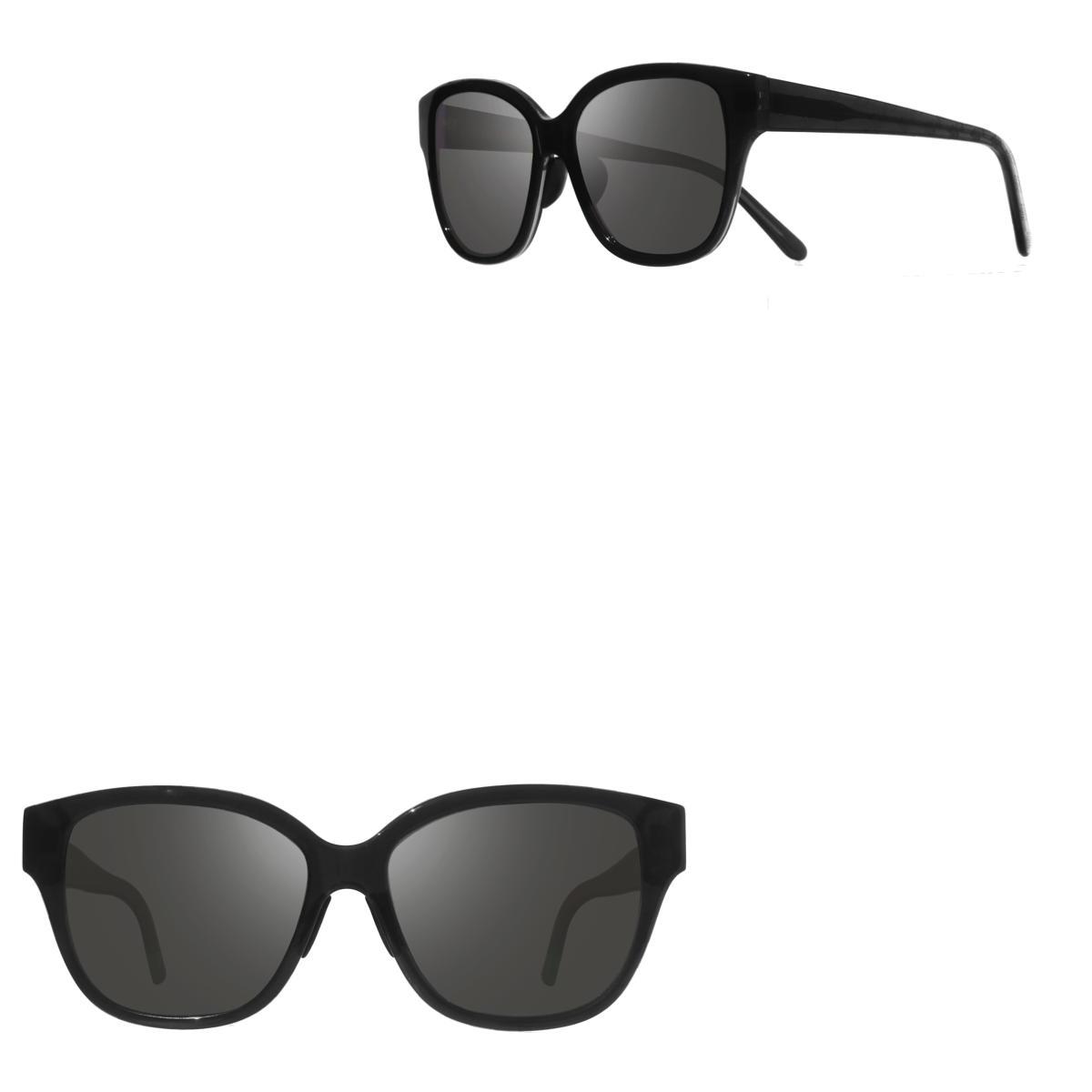 Revo Sunglasses Perry Modified Cat-Eye Sunglasses with Statement Temples - Black - Size 64-15-140