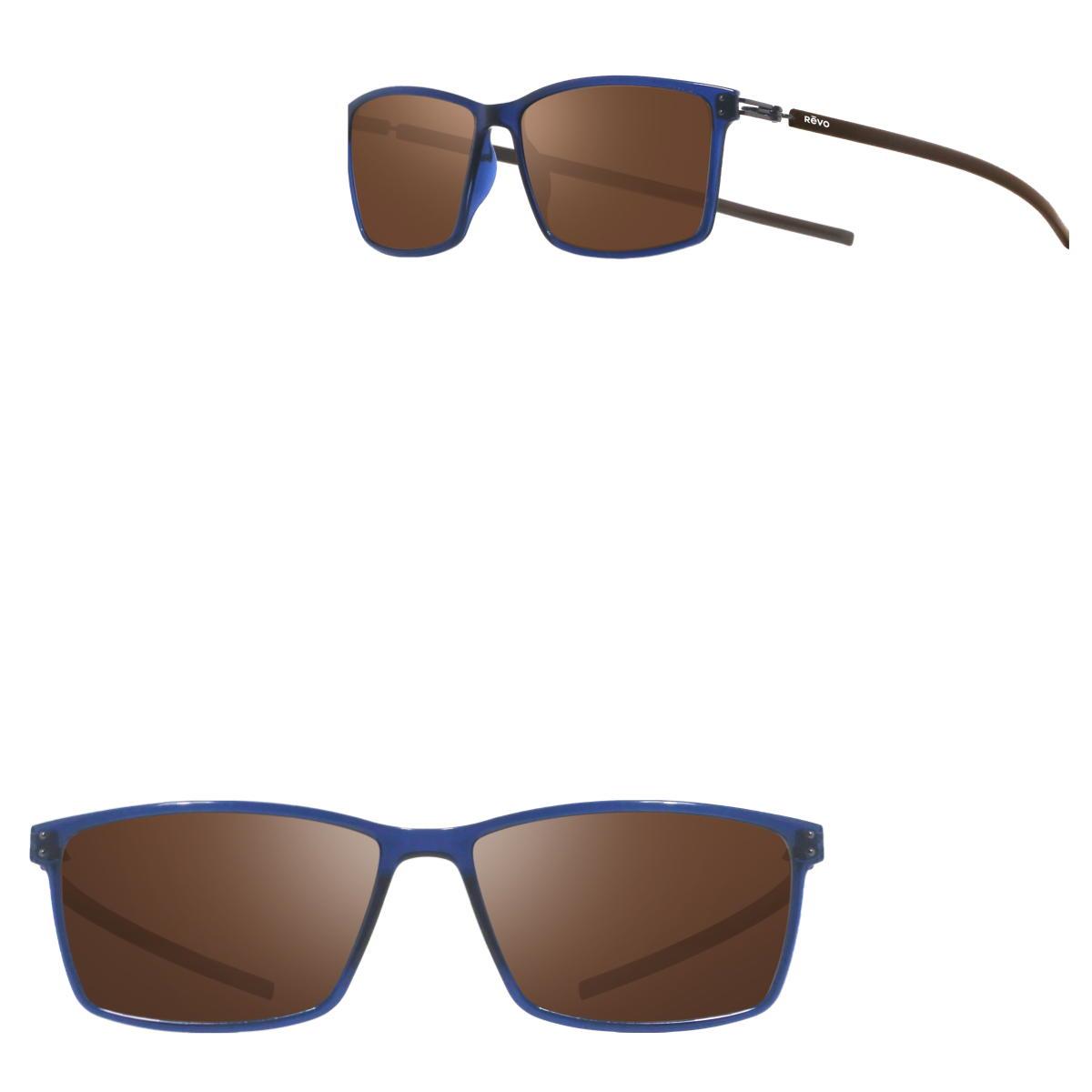 Revo Sunglasses Caspar Lightweight Sunglasses - Crystal Blue - Size 55-14-135