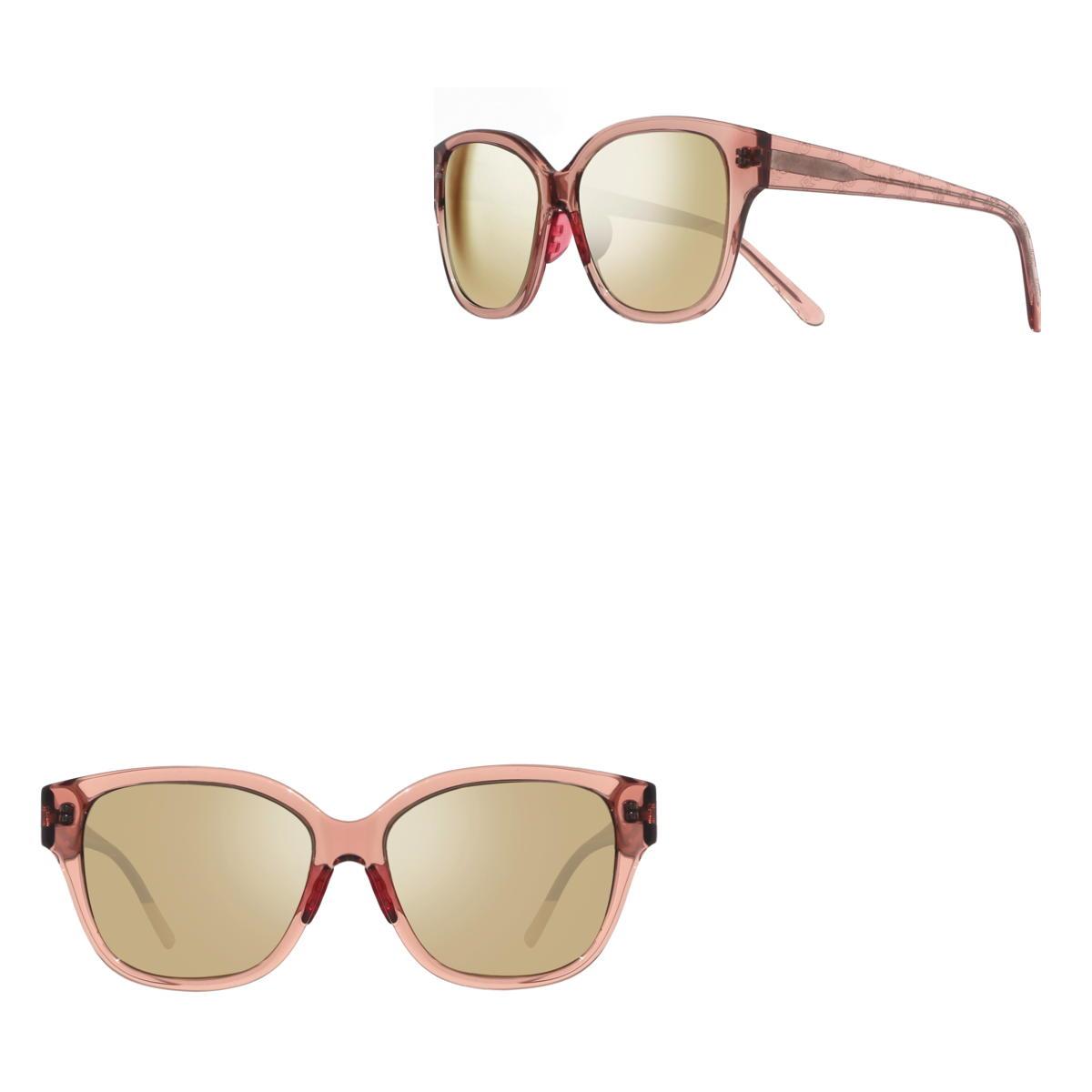 Revo Sunglasses Perry Modified Cat-Eye Sunglasses with Statement Temples - Crystal Mauve - Size 64-15-140