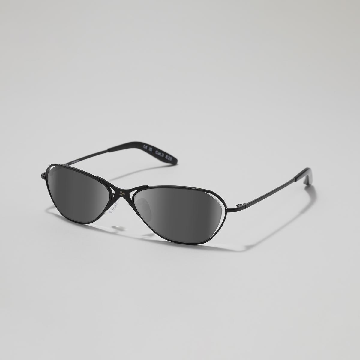Revo Sunglasses NRGY Loop Modified Aviator Sunglasses - Black - Size 54-17-140