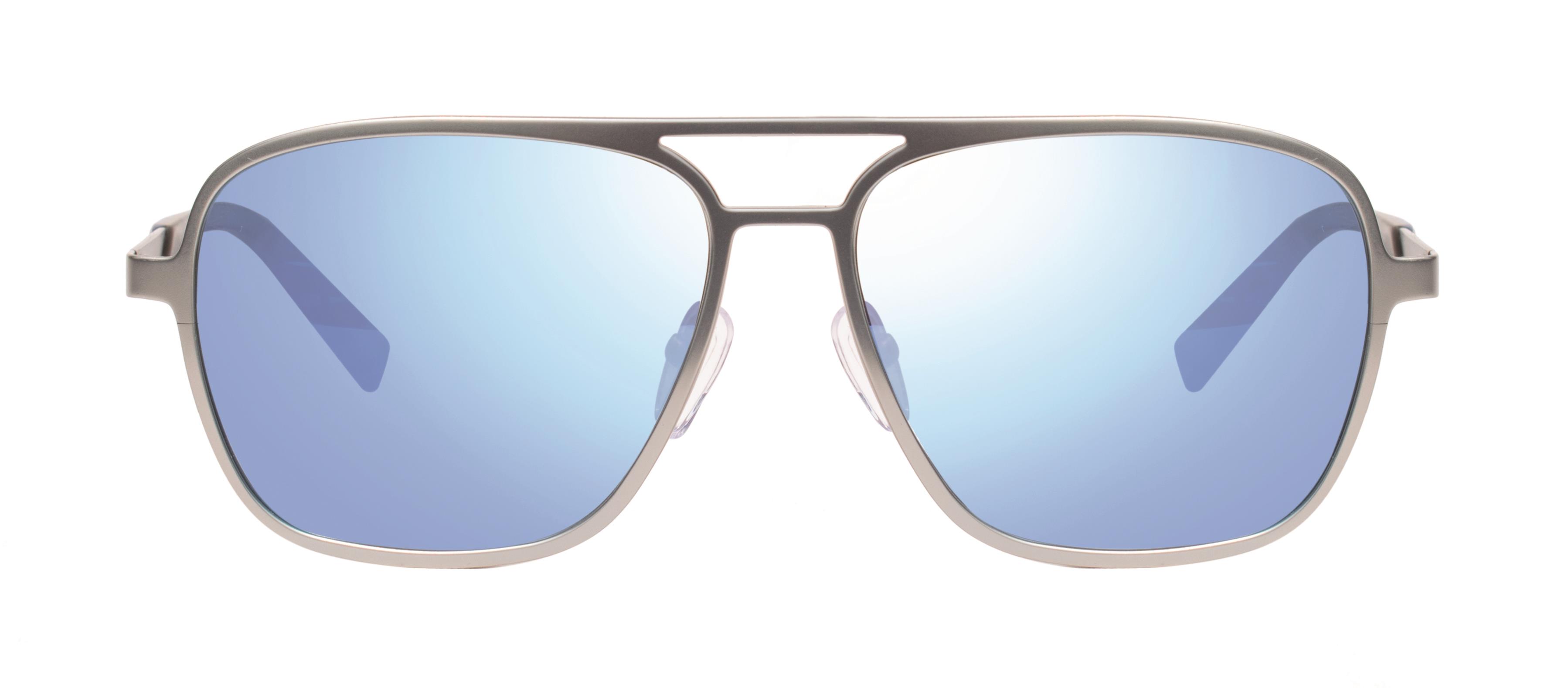 Revo Sunglasses Revo Black Horizon Sunglasses - Satin Chrome - Size 57-14-140
