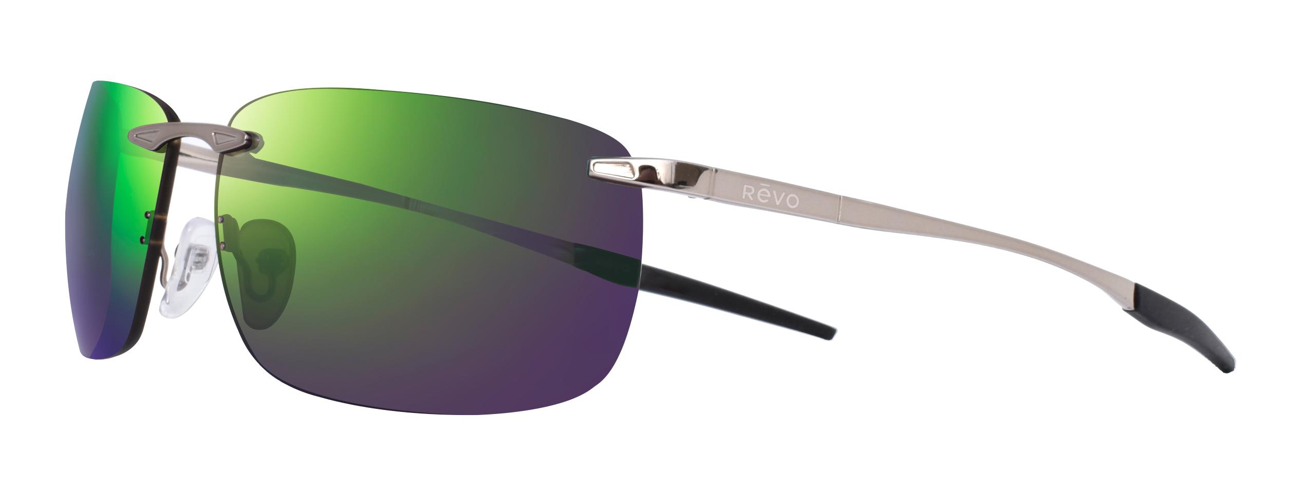 Revo Sunglasses Descend Z Rimless Sunglasses - SHINY GUNMETAL