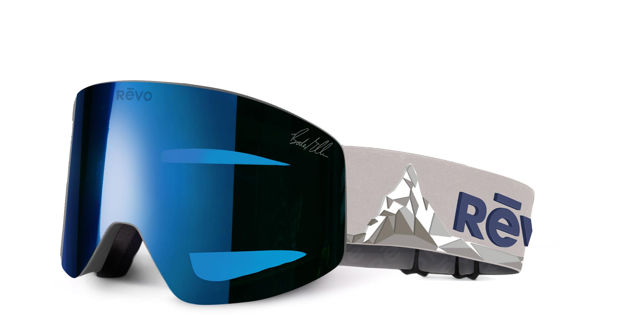 Revo Sunglasses Bode Miller No. 6 Goggles with Interchangeable Lens - Matte Grey