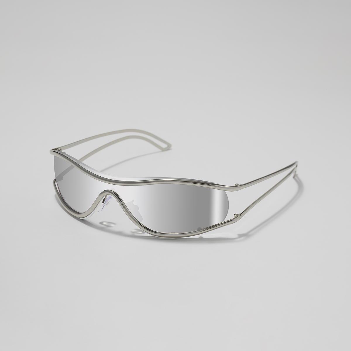 Revo Sunglasses NRGY Gravity Shield Sunglasses - Chrome - Size 134-0-130