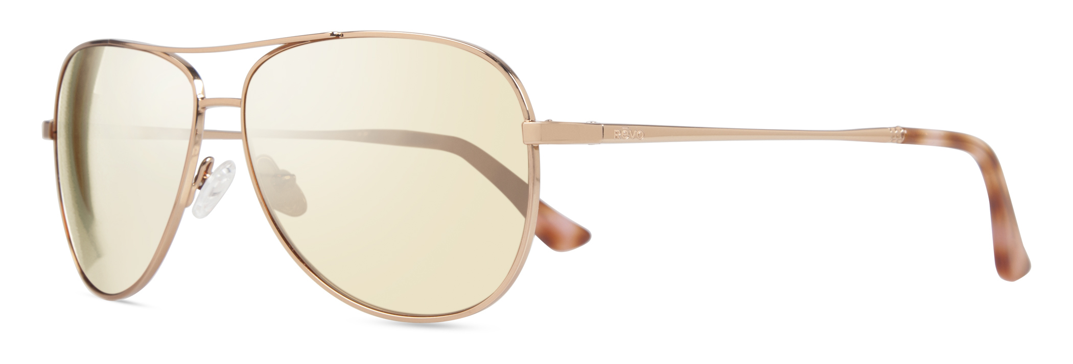 Revo Sunglasses Relay Aviator Sunglasses - Rose Gold - Size 59-13-135