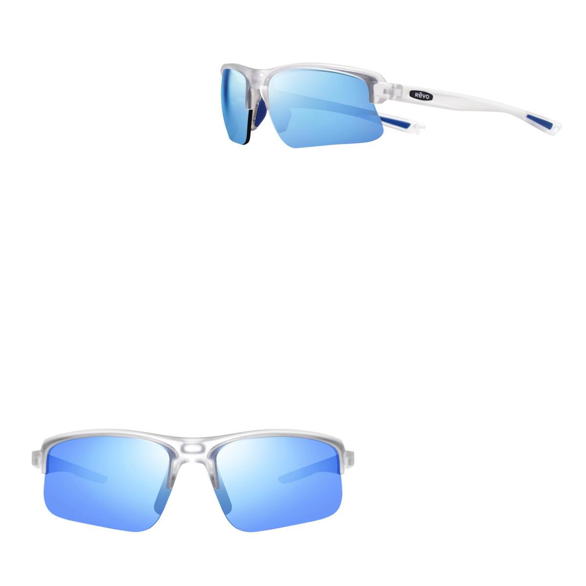 Revo Sunglasses Annika II Polarized Golf Sunglasses - Matte Crystal - Size 63-10-127