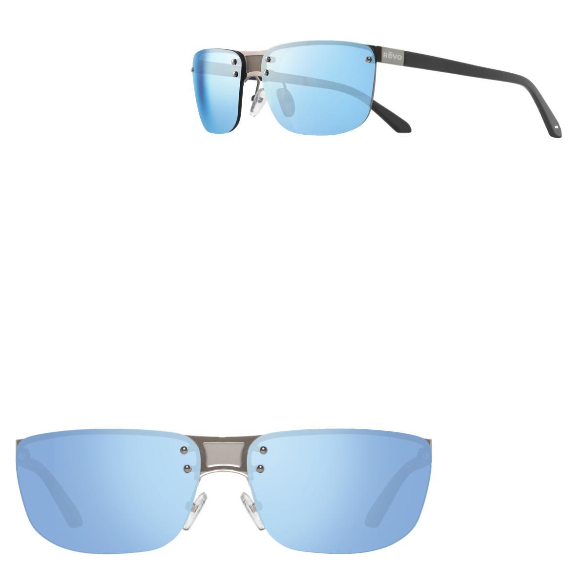 Revo Sunglasses Lex Rimless Sunglasses - Gunmetal - Size 64-17-135