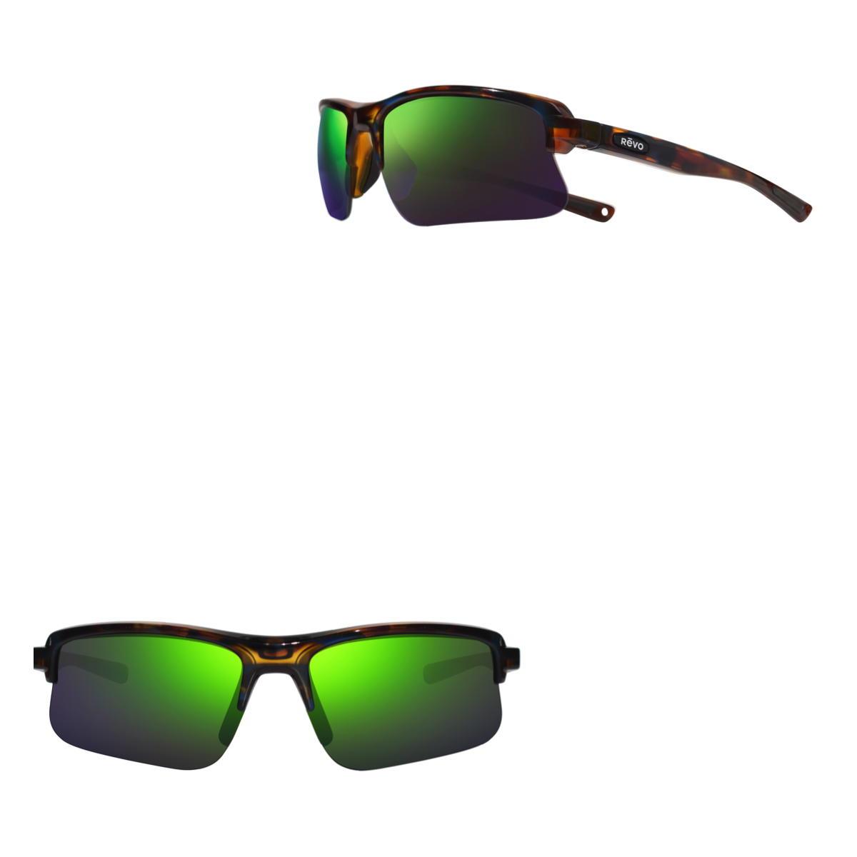 Revo Sunglasses Annika II Polarized Golf Sunglasses - TortoiseBlue - Size 63-10-127