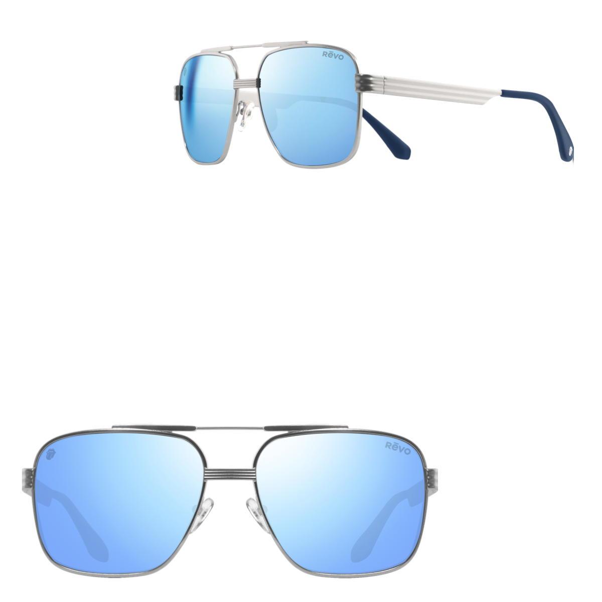 Revo Sunglasses Rolling Stones x Revo Midnight Rambler Navigator Sunglasses - Chrome - Size 58-17-140