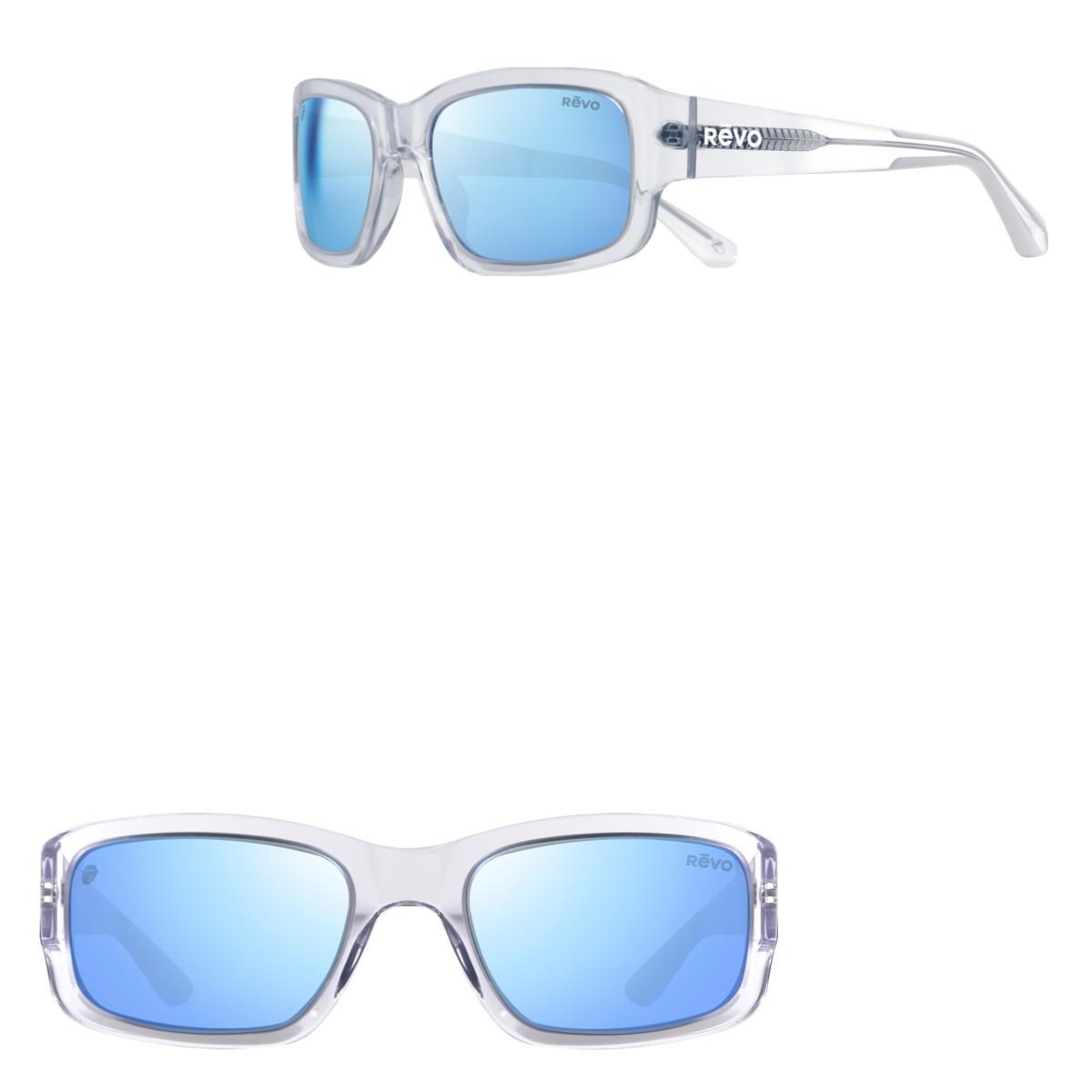 Revo Sunglasses Rolling Stones x Revo Shine a Light Wrap Sunglasses - Crystal - Size 59-21-135