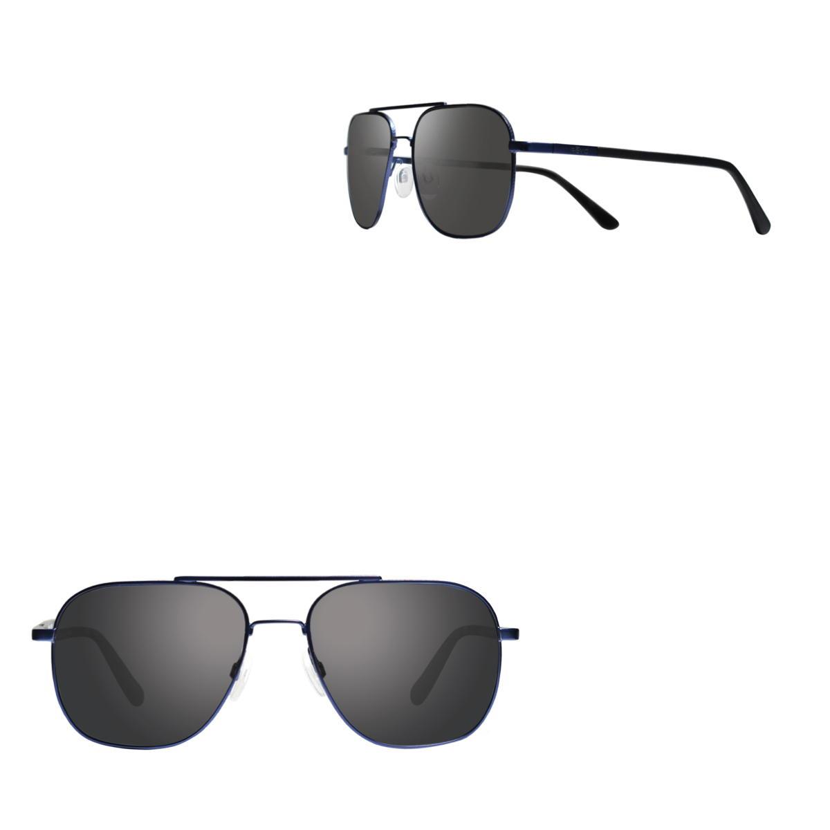 Revo Sunglasses Logan Satin Navy Graphite - Navy