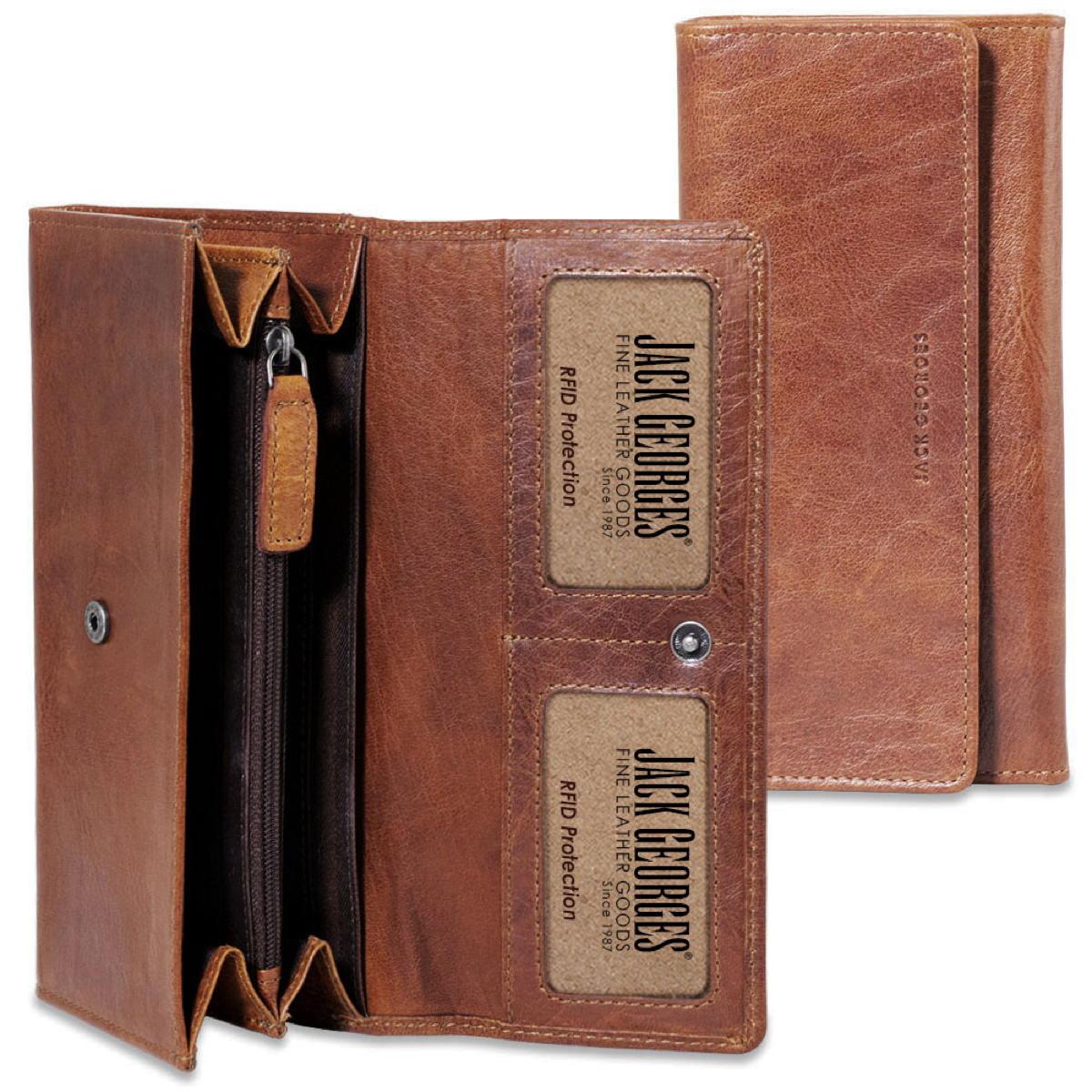 Jack Georges Clutch Wallet - Honey