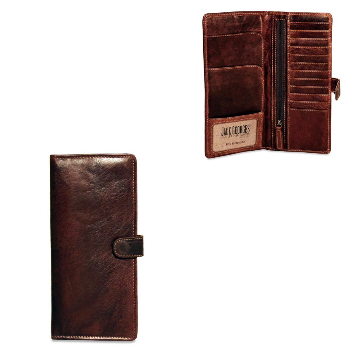 Jack Georges Travel Wallet - Brown