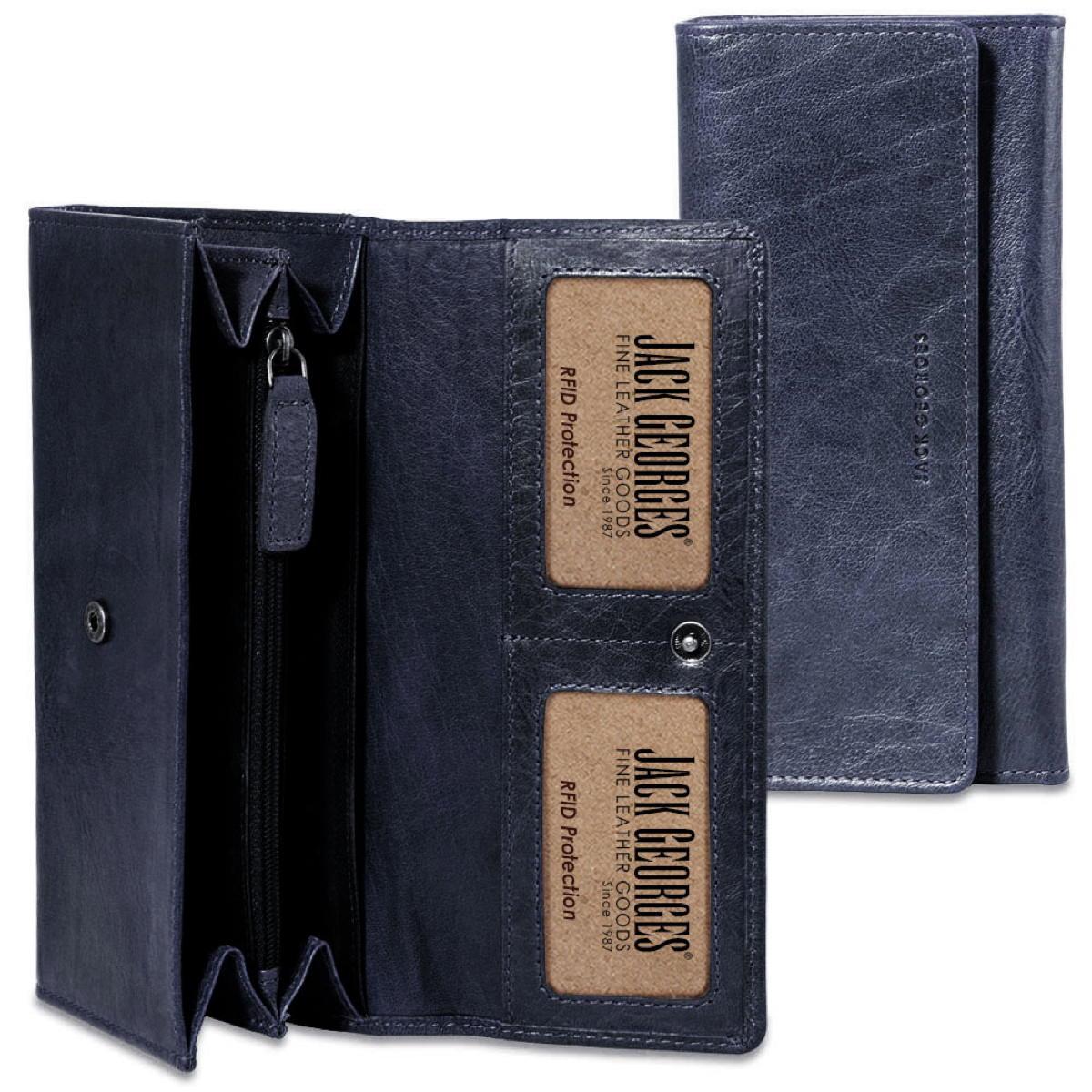 Jack Georges Clutch Wallet - Navy