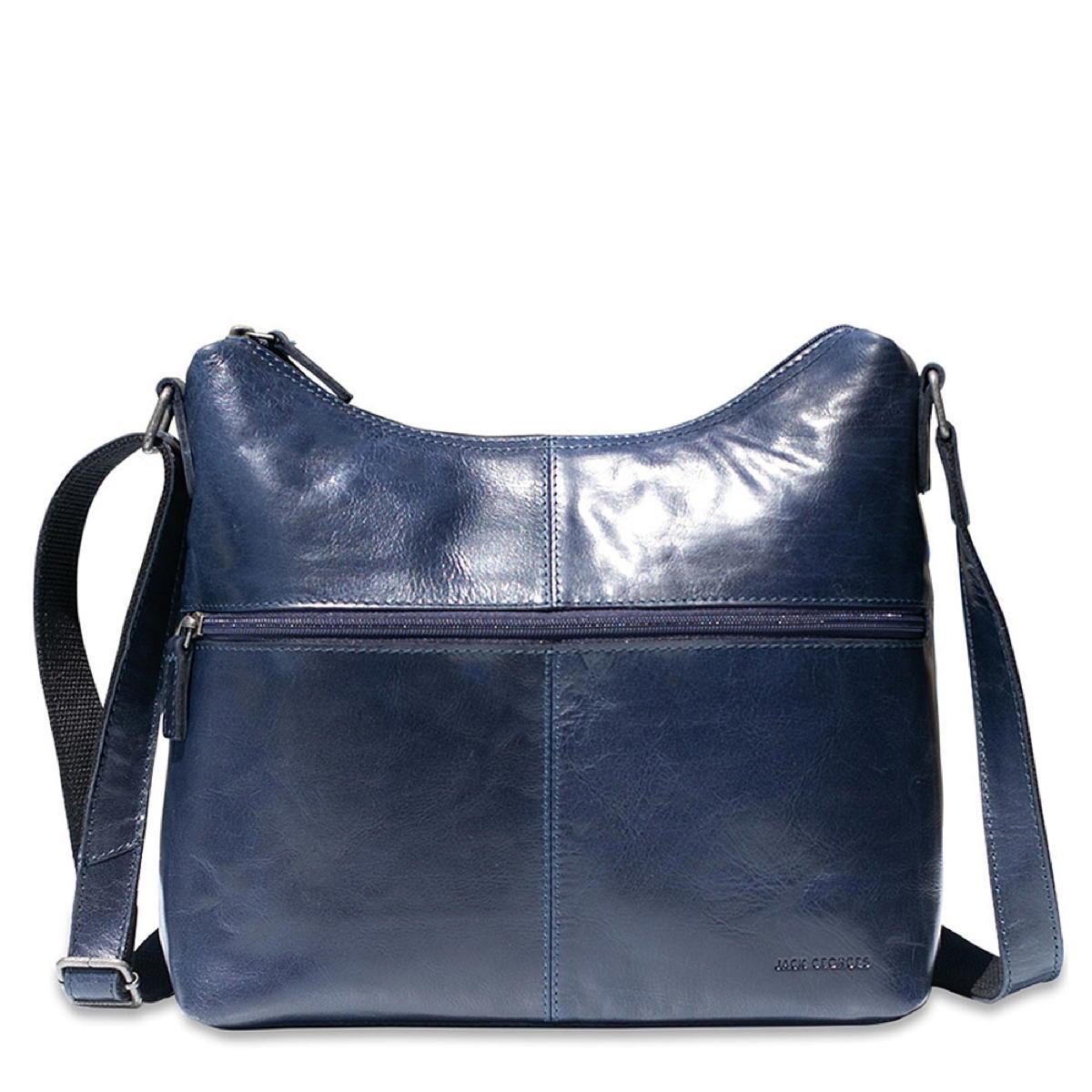 Jack Georges Uptown Hobo with Large Front Pocket - Navy