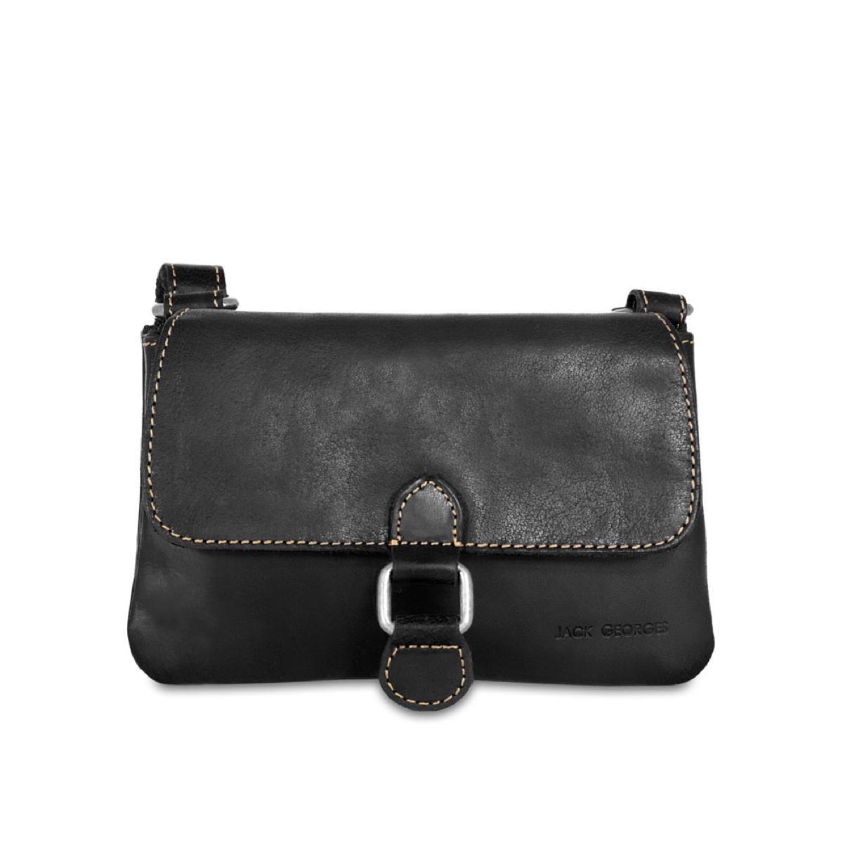 Jack Georges Small Crossbody - Black