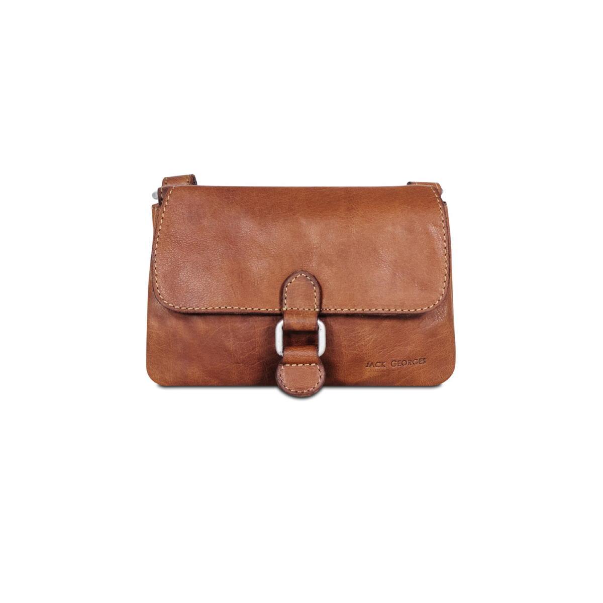Jack Georges Small Crossbody - Honey