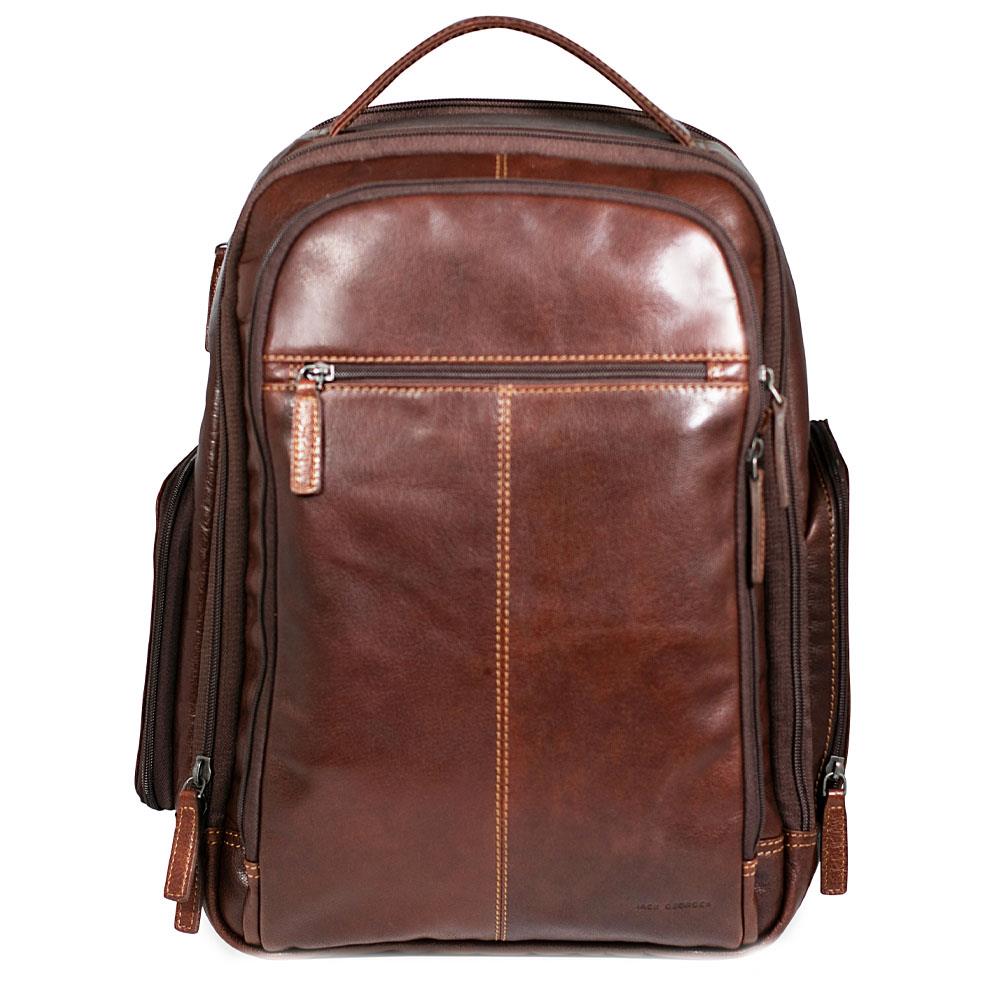 Jack Georges Tech Backpack - Brown
