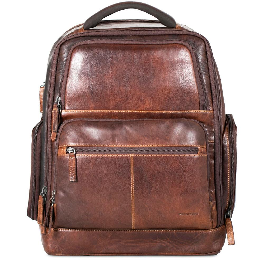 Jack Georges Large Tech Backpack - Brown