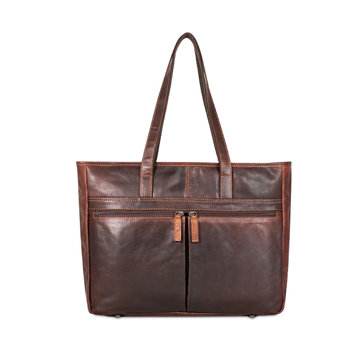 Jack Georges Uptown Tote - Brown