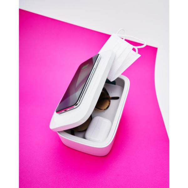 Mundus UV-C Sanitizer and 10W Wireless Qi Phone Charger Image