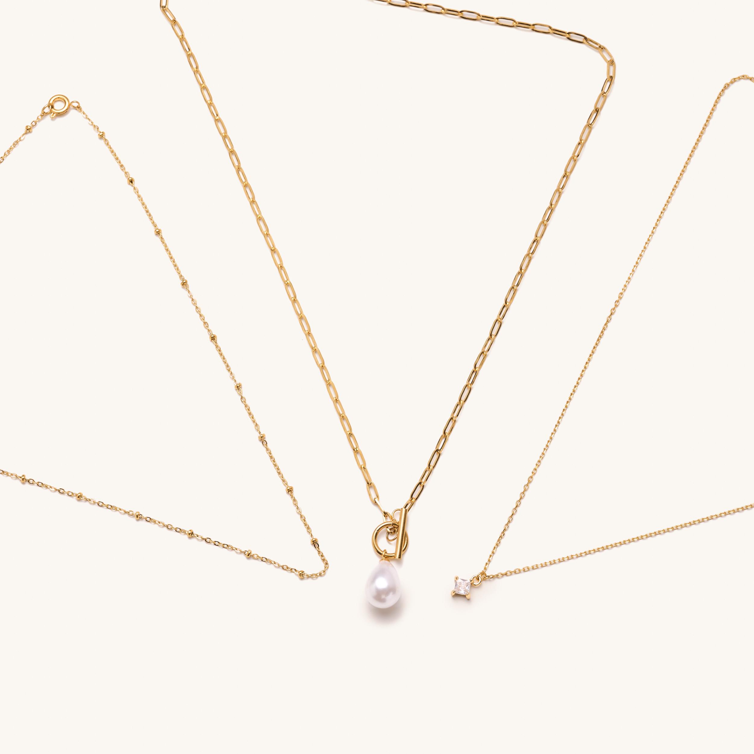 Nikki Smith Tori Gold Necklace Layering Set - Gold 