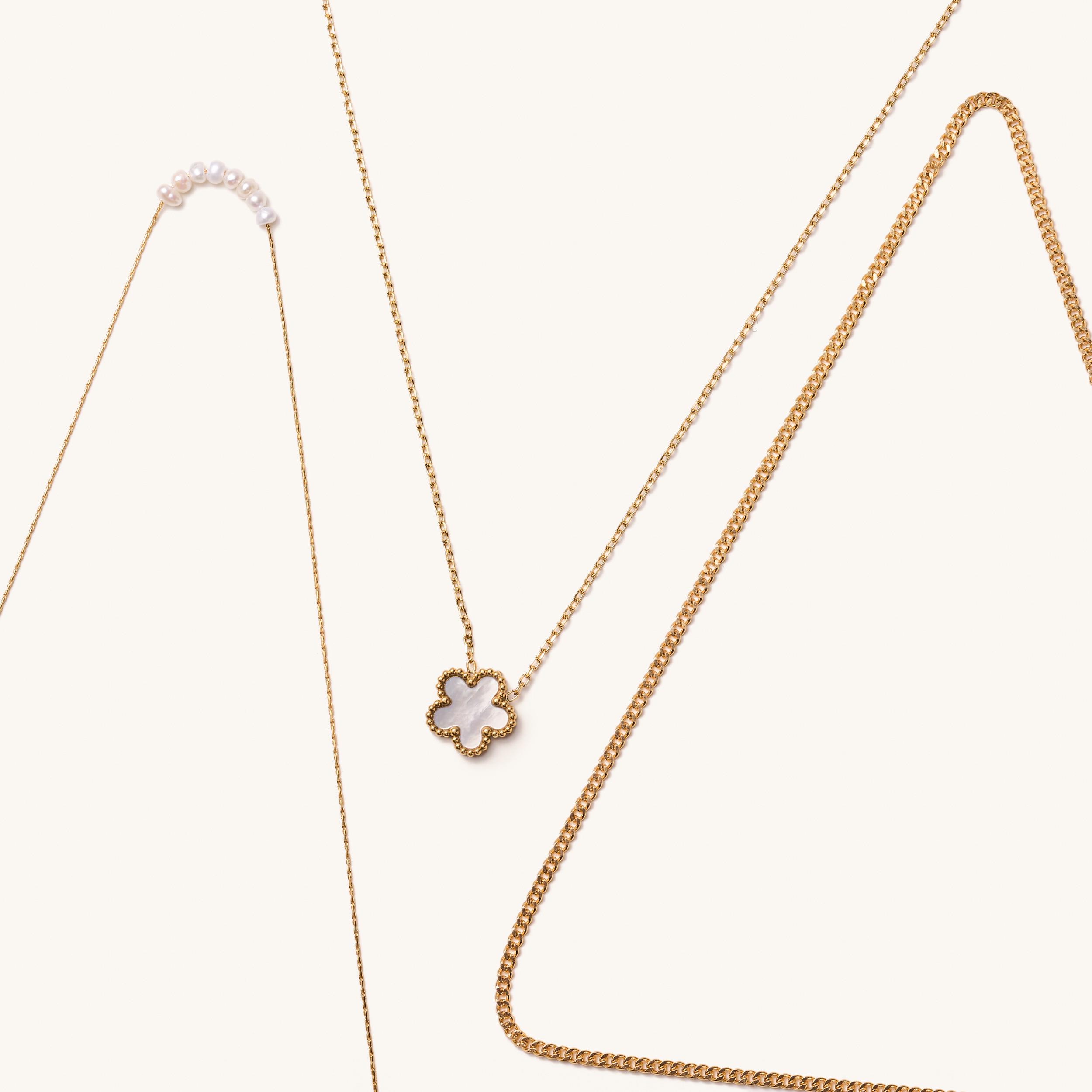 Nikki Smith Reagan Gold Necklace Layering Set - Gold