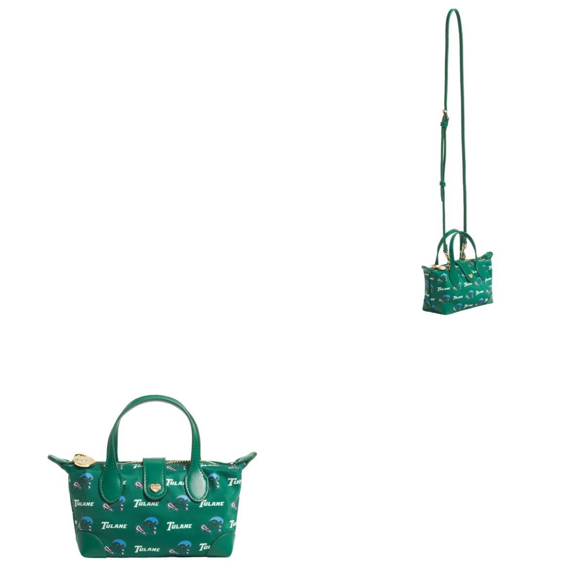 Stoney Clover Lane College Pouchette Crossbody - Tulane