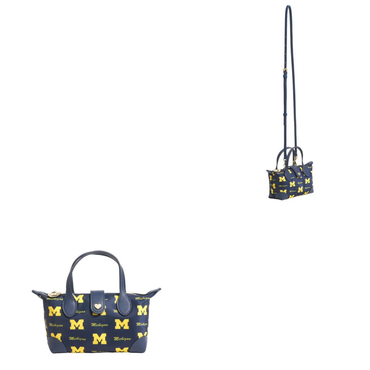 Stoney Clover Lane College Pouchette Crossbody - Univ of Michigan