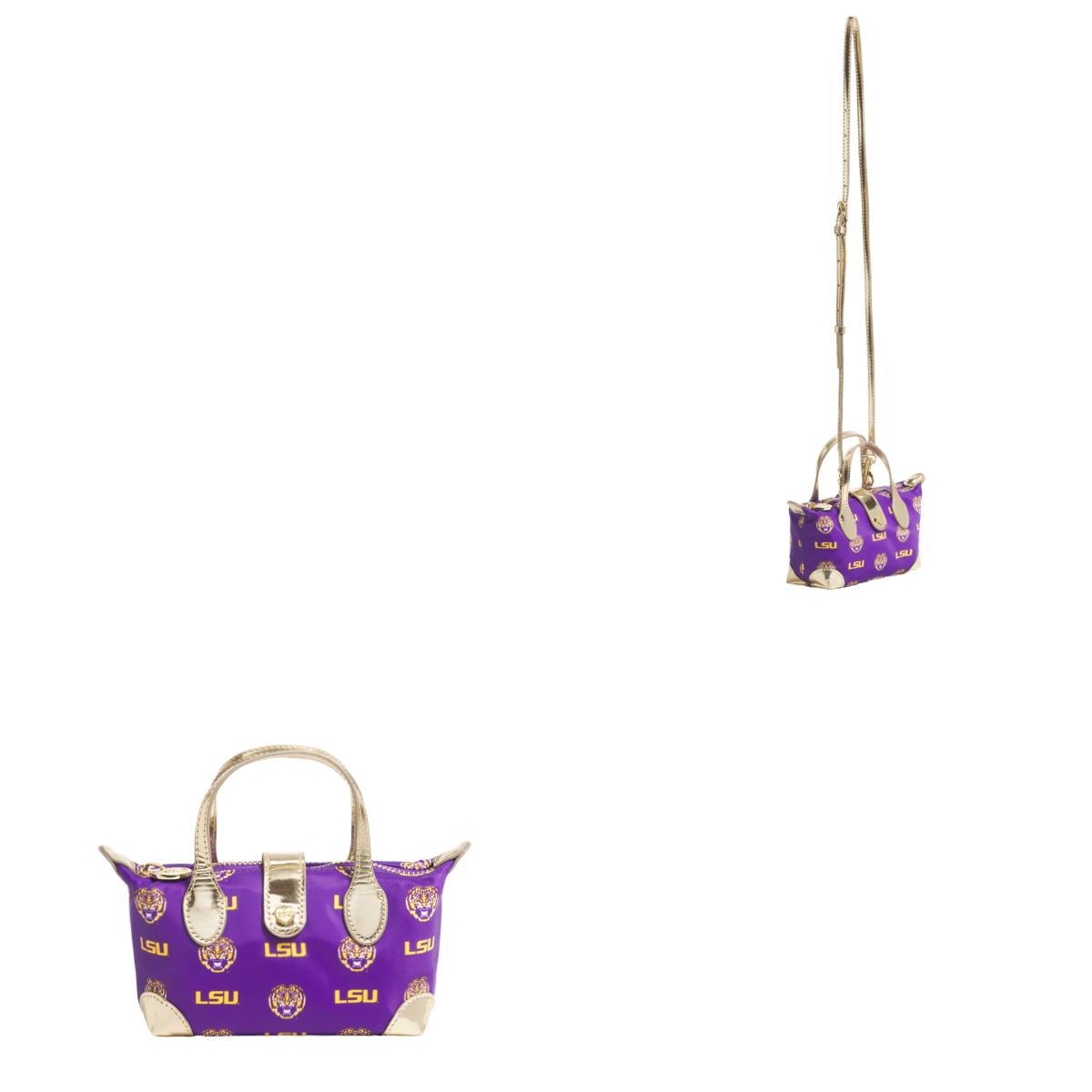 Stoney Clover Lane College Pouchette Crossbody - LSU