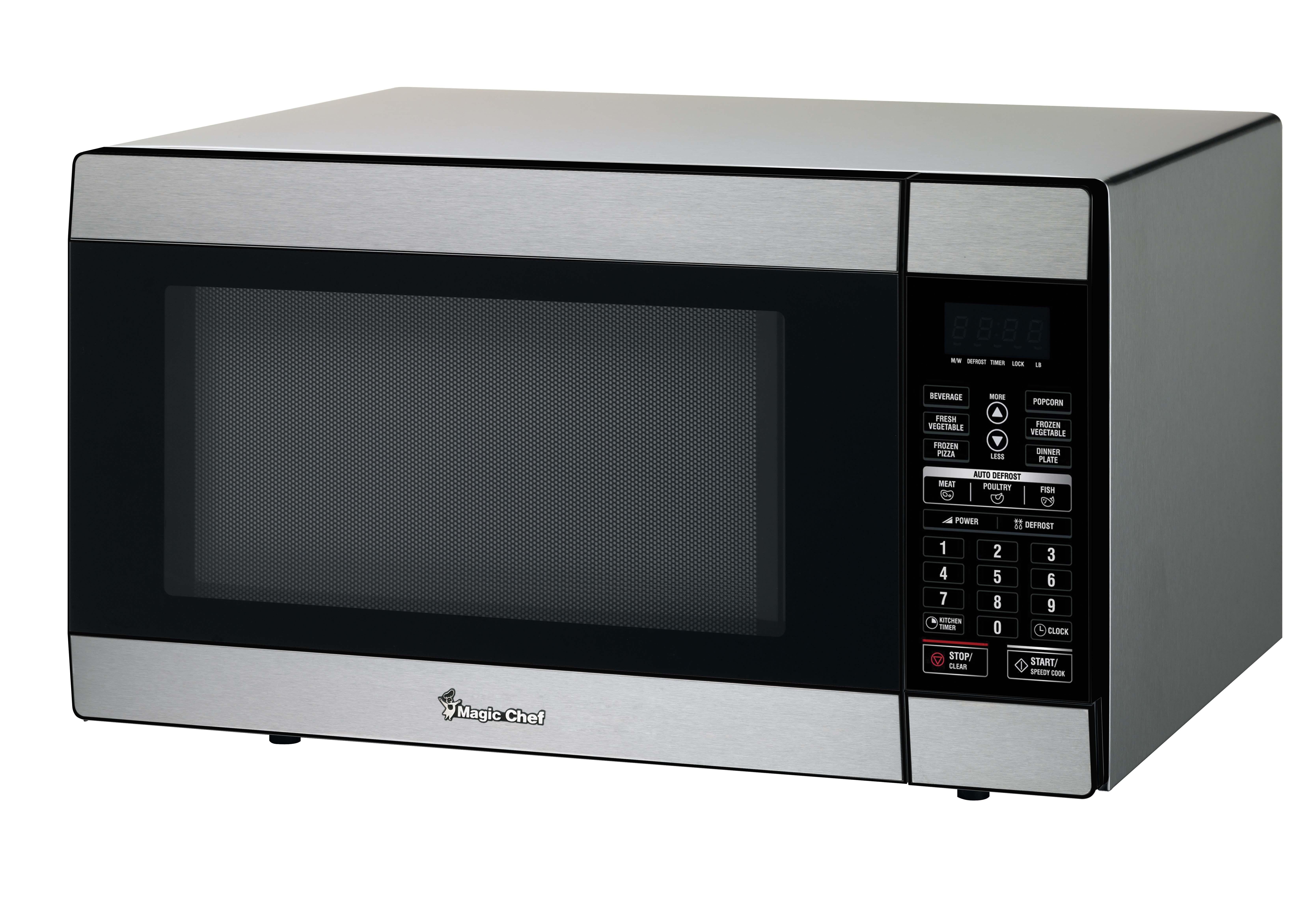 Magic Chef 18 Cu Ft 1100w Countertop Microwave Oven In Stainless